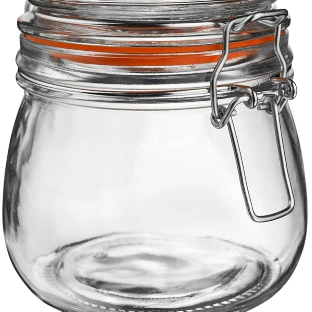 25 Oz.glass jar With Airtight Lid